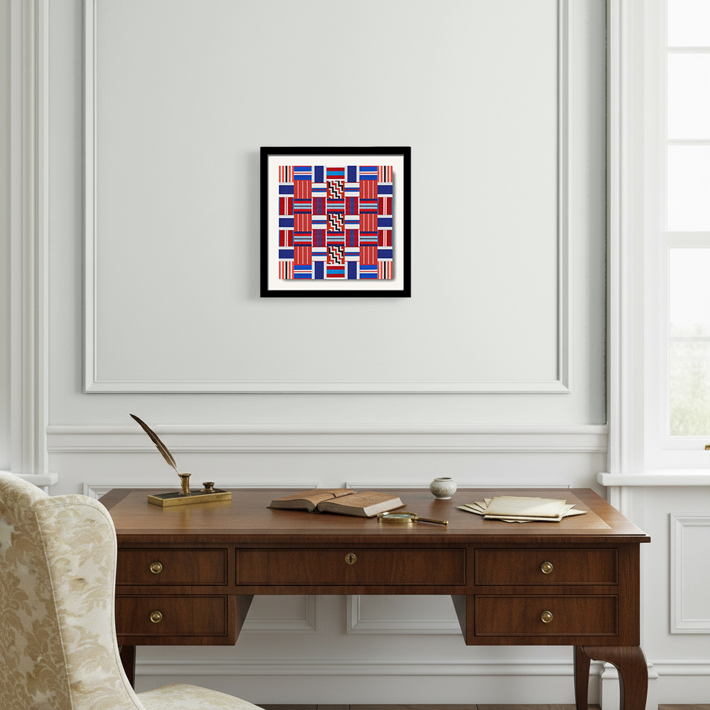 The King Charles III Weave in room setting